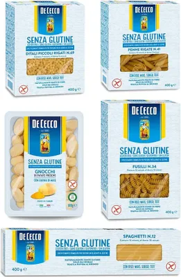 Produktbild von TESTPAKET De Cecco senza Glutine Glutenfrei pasta nudeln 5 x 400G