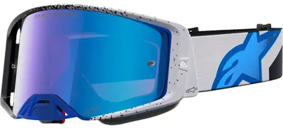 Immagine prodotto di Occhiali da motocross Alpinestars Supertech Hiten Mirror, neri/blu/bianchi, taglia unica
