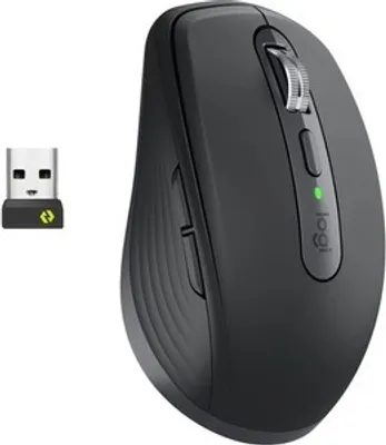 Produktbild von Logitech MX Anywhere 3 for Business, rechts, Laser, Bluetooth, 4000 DPI, Graphit