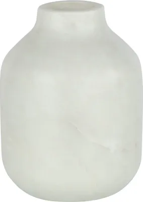Produktbild von J-Line Vase Flasche Marmor Weiß Large