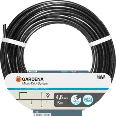 Obrázok produktu pre Gardena 1350-20, 15 m, Čierna, Iba hadice, Plast