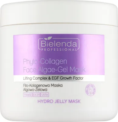 Produktbild von Bielenda Professionelle Hydro-Gel-Maske mit Phyto-Kollagen, 190g – Intensive Feuchtigkeitsversorgung und strahlendes Hautbild durch innovative Algen-Gel-Formel.