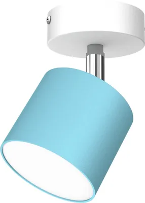 Image de Spot de plafond DIXIE bleu et blanc 1xGX53x20W en métal, dimensions : 14x8x8 cm, IP20, Milagro