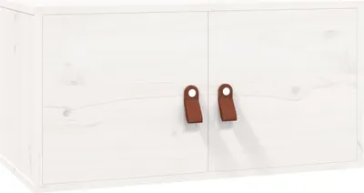 Immagine prodotto di vidaXL Armadio a muro bianco 60x30x30 cm in legno di pino massiccio