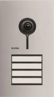 Produktbild von ELCOM Türstation Video 4/1 2D REQ504Y Edelstahl ONE