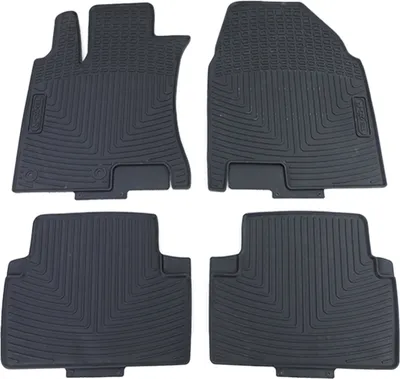 Produktbild von Premium Gummi Fußmatten Set 4-teilig Schwarz für Nissan Qashqai J10 JJ10 07-16