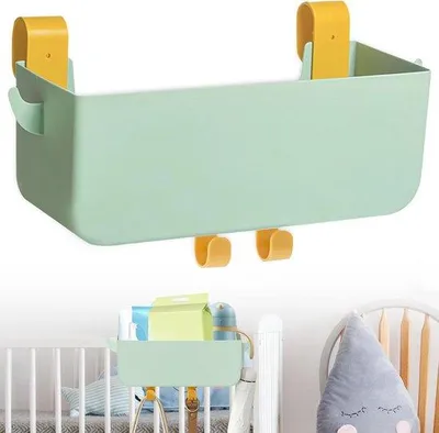 Obrázek produktu pro Organizér do dětského pokoje, ložnice, knihovny, závěsné skříňky, zelený
