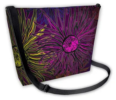 Zdjęcie produktu dla Torba typu "canvas" SAMBA - wzór "Daisy Night"