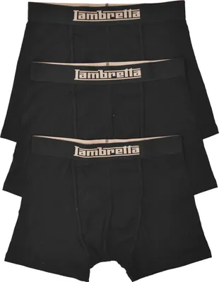 Produktbild von Lambretta - "Essential" Boxershorts für Herren(3er-Pack) LB157 (M) (Schwarz)