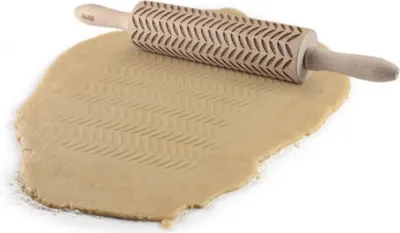 Image de Rouleau à pâtisserie Ibili-Seed, en bois, 39,5 x 5 cm, marron