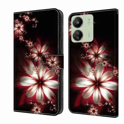 Produktbild von Für Xiaomi Redmi 13C Kunst-Leder Book Handy Tasche Motiv 11 Hülle Etuis Schutz