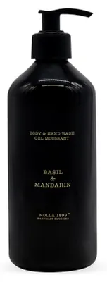 Productafbeelding van Cereria Molla - Vloeibare zeep 500ml, geur: basilicum en mandarijn