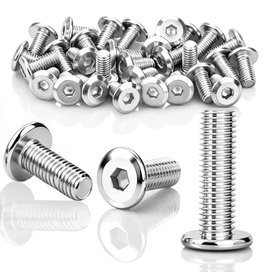 Obrázok produktu pre Skrutky s plochou hlavou, M8 x 25 mm, nerezová oceľ, A2 V2A
