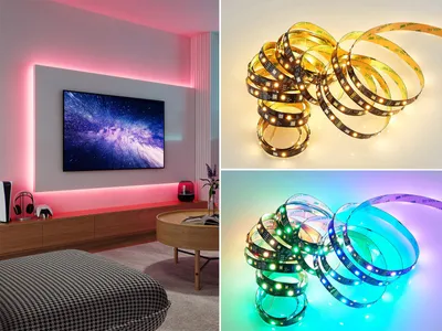 Immagine prodotto di Striscia LED RGBWW dimmerabile per PC gaming e retroilluminazione TV 5 m