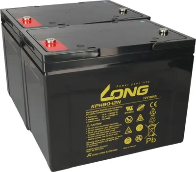 Image de Jeu de batteries 24V 80Ah adapté au fauteuil roulant électrique Magic Mobility