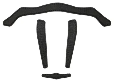 Image de Accessoires casque vélo Abus 89169 - KIT DE MOUSSES HYBAN 2.0 NOIR