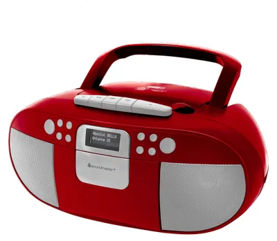Immagine prodotto di Soundmaster SCD7800 Registratore di cassette CD DAB+ radio USB, rosso