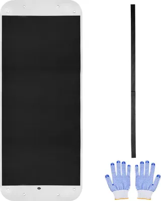 Obrázek produktu pro VEVOR sáně pro jeleny, 2800x1015 mm, víceúčelové sáně z PE, nosnost 725,75 kg, ruční tažení, tažné zařízení kompatibilní s traktorem ATV UTV, transportní podložka na zahradu, rybaření pod ledem, dřevo