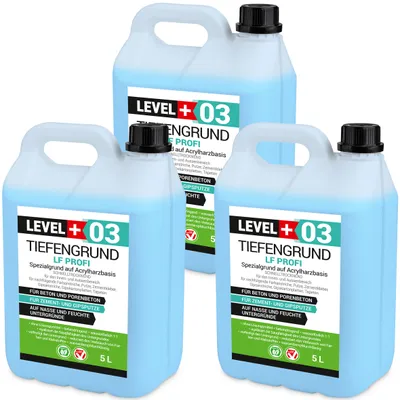 Obrázok produktu pre Hlboko penetrujúci základný náter 15L Profesionálny základný náter Rýchloschnúci Riedenie 1:1 LEVEL+03
