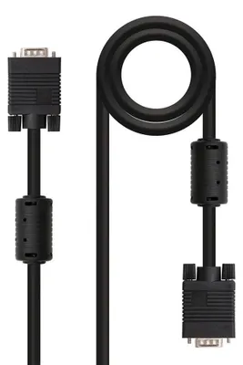 Produktbild von VGA Kabel NANOCABLE 10.15.01 Schwarz