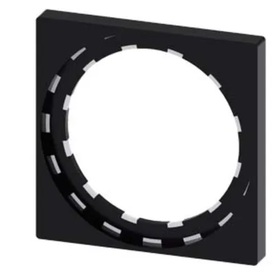 Obrázok produktu pre Siemens 3SU1900-0AX10-0AA0 3SU19000AX100AA0 Einzelrahmen quadratisch (B x H) 29.8 mm x 29.8 mm Ohne Schwarz 10 St., 29,8 mm, 1 g, 30 mm, 30 mm, 2 mm