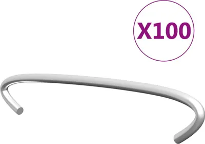 Produktbild von Maison Exclusive - Gabionen-Distanzhalter 100 Stk. Verzinkter Stahl 10 cm