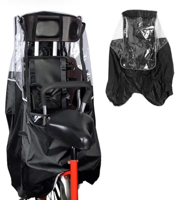 Produktbild von Wasserdichte Fahrradregenjacke für Kinder - Verstellbar - Transparent - 210D Polyester