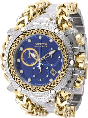 Produktbild von Invicta Gladiator 48418 Herrenuhr - Quarzwerk - Edelstahl mit blauem Zifferblatt - 58 mm