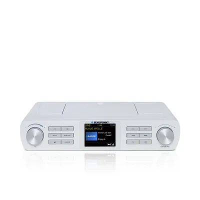 Produktbild von Blaupunkt KRD 100 Bluetooth DAB+ UKW Multidisplay Digitalradio mit Uhr weiß