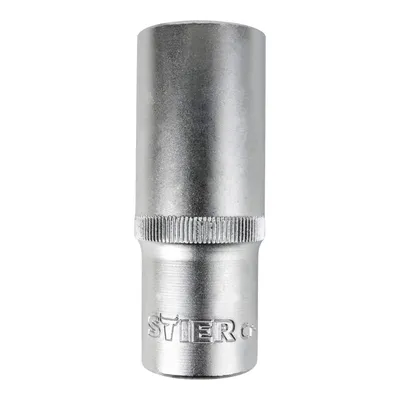 Produktbild von STIER Tiefbett-Sechskant-Steckschlüsseleinsatz 3/8'', SW 15 mm, Stecknuss, Langnuss