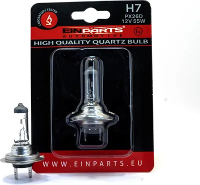 Zdjęcie produktu dla Einparts Żarówka Halogenowa H7 12V 55W Do Samochodów 2 Sztu