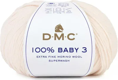 Obrázek produktu pro DMC 100 % Baby-3 Wool – čistá Vlna (barva 130)