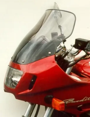 Zdjęcie produktu dla Przednia szyba turystyczna MRA Suzuki GSF 600 1200 S Bandit do roku 2000 czarna owiew...