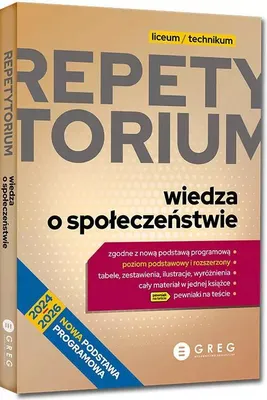 Immagine prodotto di Repetytorium. Liceum/technikum. Wiedza o społeczeństwie. 2024-2026