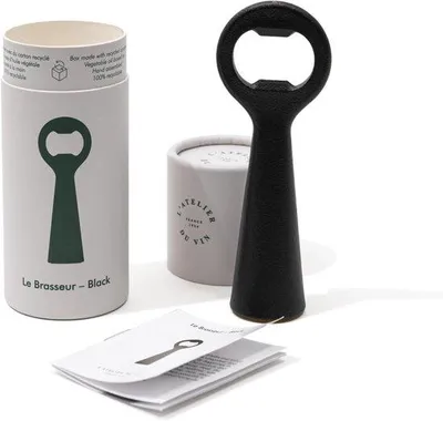 Immagine prodotto di Apribottiglie classico - nero - con impugnatura comoda