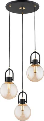 Obrázek produktu pro STORMI 3xE14 10W kulatá zlatá závěsná lampa ALF62433 Alfa