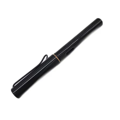 Produktbild von Lamy AL star schwarz Füllfederhalter mit ergonomischem Griffstück und Stahlfeder