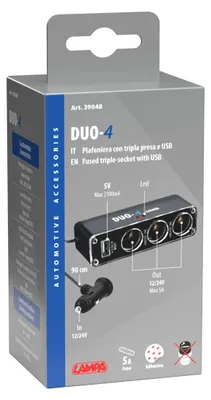 Produktbild von LAMPA Zigarettenanzünder-Verteiler zigaretenanzünder 39048