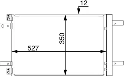 Immagine prodotto di MAHLE Condensatore, impianto di climatizzazione Part: AC 886 000S
