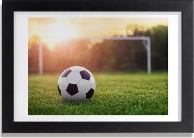 Produktbild von Bild 30x20 MDF-Rahmen, Wandkunst Fußball