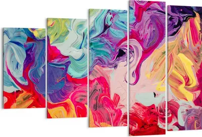 Produktbild von Bild auf Leinwand - Leinwandbild - Abstraktion modern - 150x100cm - Wand Bild - Wanddeko - Leinwanddruck - Bilder - Kunstdruck - Wanddekoration - Leinwand bilder - Wandkunst - EG150x100-3877