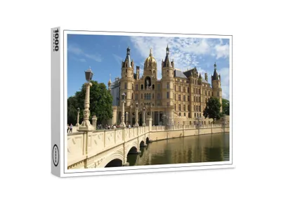 Produktbild von raxxa Premium-Puzzle "Schloss Schwerin", 1000 Teile