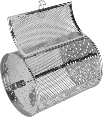Zdjęcie produktu dla Klatka piekarnika Obrotowy o 360 stopni kosz do pieczenia ze stali nierdzewnej do pieczenia żywności BBQ Roaster Tool