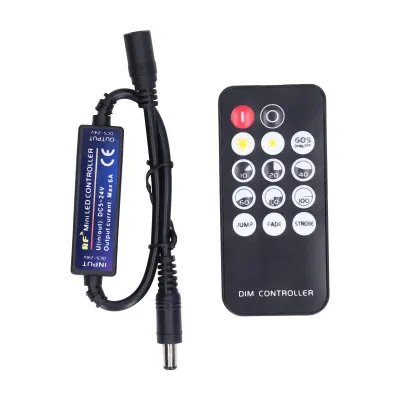Imagen del producto de Controlador de intensidad, controlador LED, controlador de intensidad LED, controlador de intensidad por radiofrecuencia, controlador de intensidad por radiofrecuencia (mini), controlador para tiras de luces
