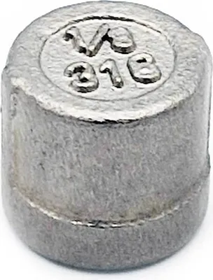 Produktbild von 1/8" Innengewindestopfen, Edelstahl