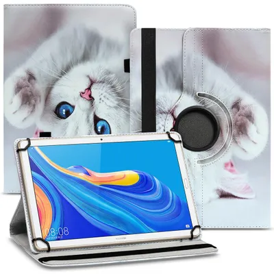 Produktbild von Tablet Tasche für Lenovo Tab 4 10 / Tab 4 10 Plus Schutzhülle Hülle Case DrehbarFarbe Uni 360 Taschen:Motiv 11