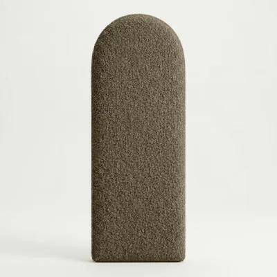 Produktbild von LIKMA Wandkissen Bouclé Polsterpaneel 60x30 cm Graubraun Zaunform Lendekissen Bett Wandpolster Gepolstert Panel Bettkopfteil Stoff Quelle 16