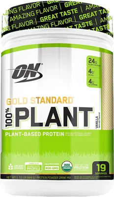 Obrázok produktu pre Optimum Nutrition Gold Standard 100% Plant 684 g okolda / Rastlinn proteny / Chutn hrachovo/ryov proten vhodn pre vegnov