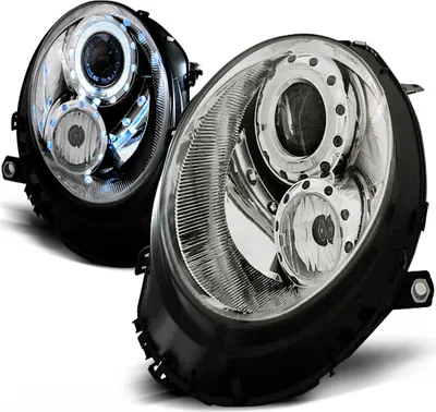 Produktbild von Scheinwerfer Angel Eyes passend für Mini One Cooper Bj. 06-14 Chrom