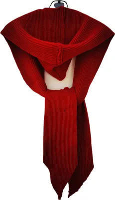 Produktbild von Damen-Mütze mit Kapuze, einfarbig, weich und warm, 2-in-1-Strickmütze mit vielseitigem Kragen-Design, Ohrenschutz und Kapuze.